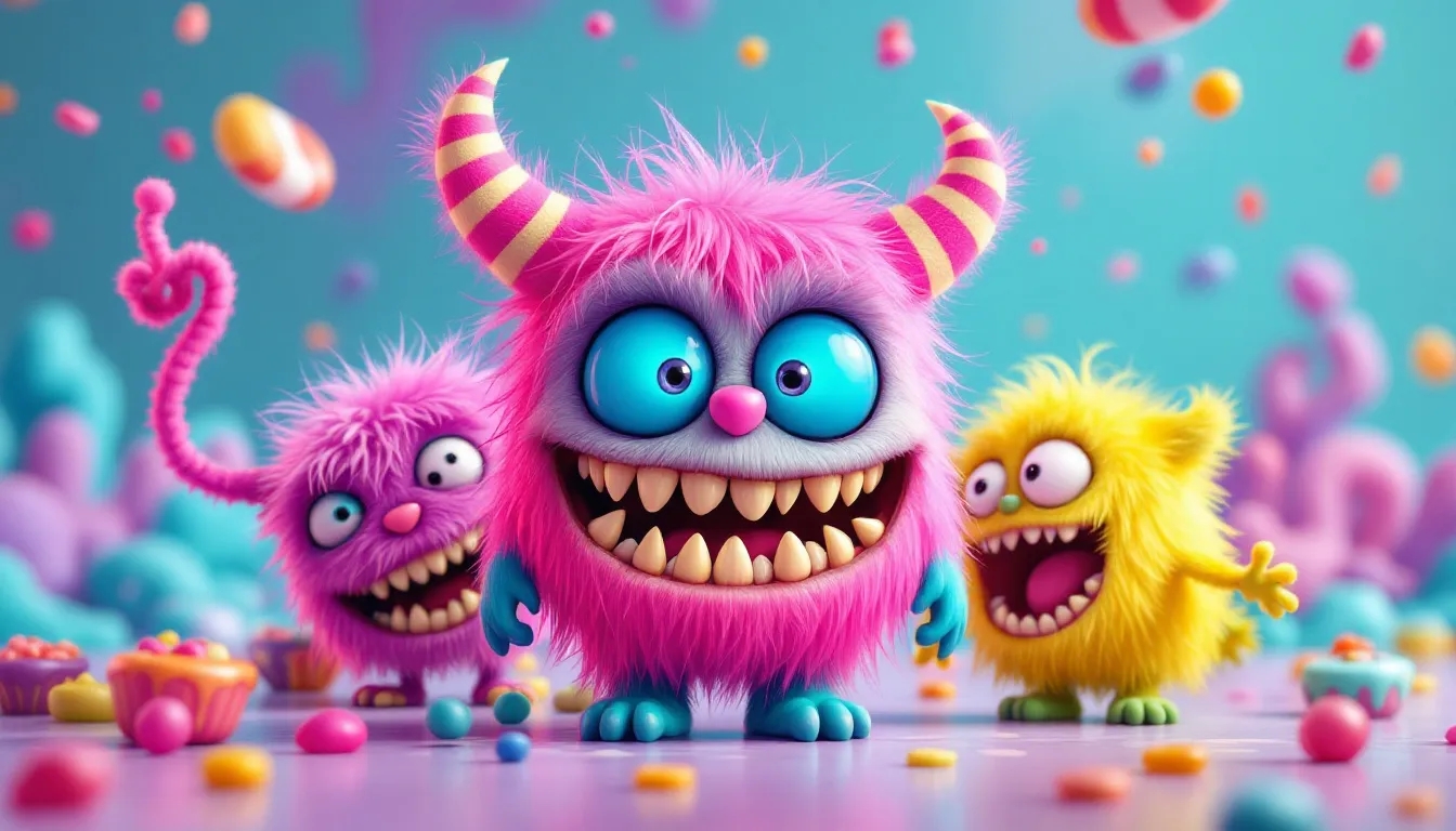 Days of the Week Song with Cute Monsters