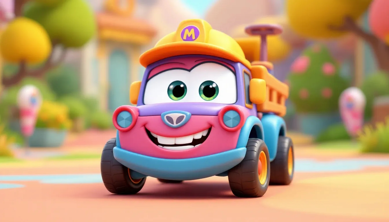 Learn Vehicles with Cartoon Cars